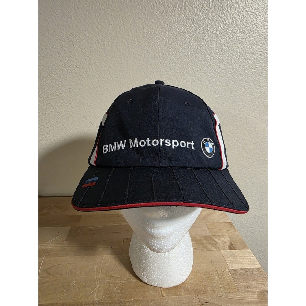 Puma BMW Motorsport Racing Hat Cap Castrol Edge Logo Red White Blue